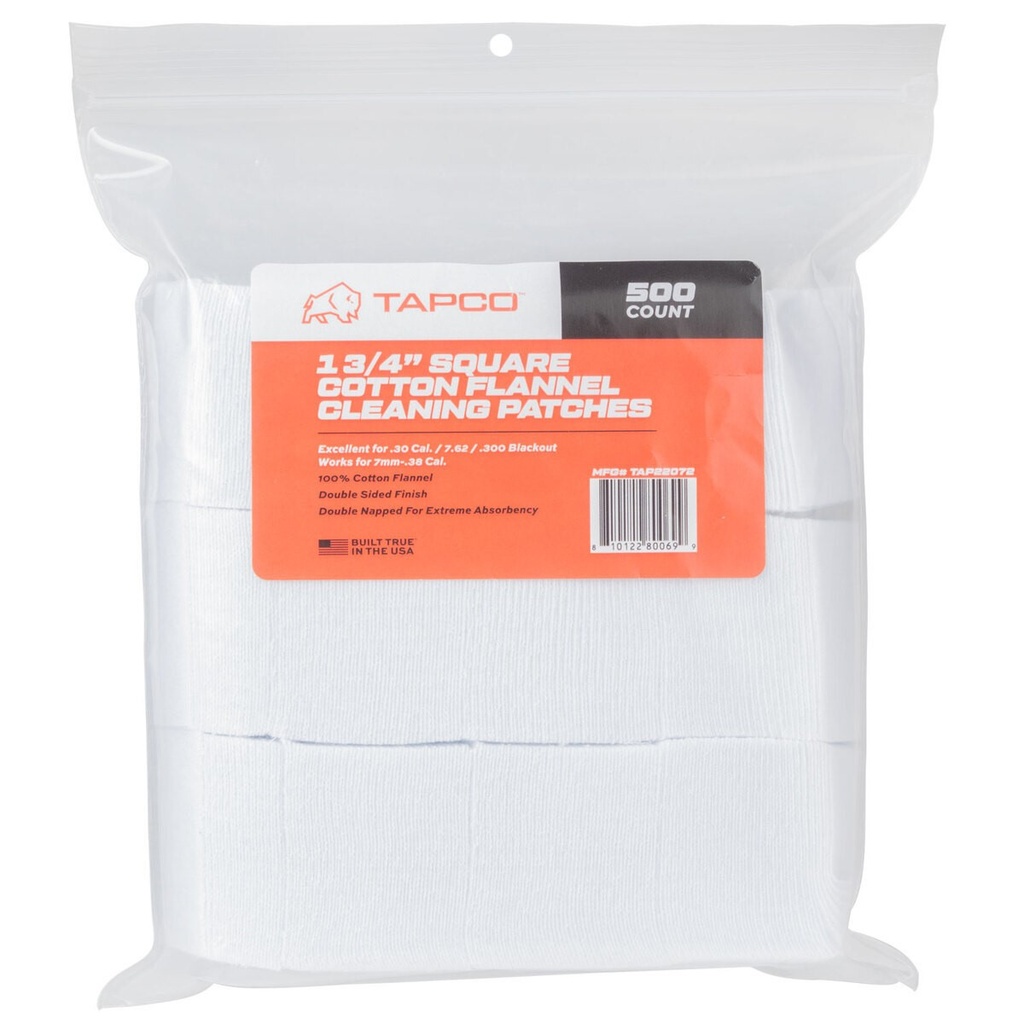 Tapco SQUARE PATCHES 1.75" 500 COUNT