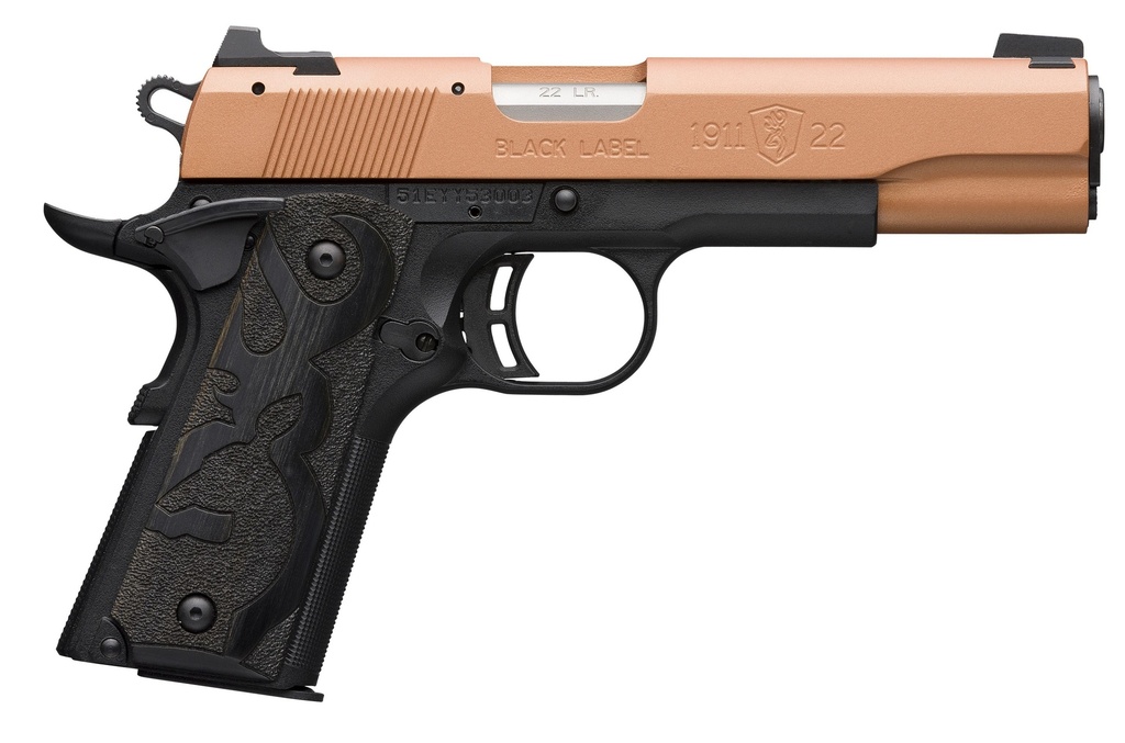 Browning 1911-22 BK LBL 22LR 4.25" COP#