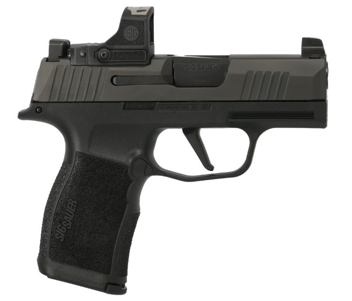 SIG SAUER P365X 9MM BLACK ROMEO RS 3" 12+1