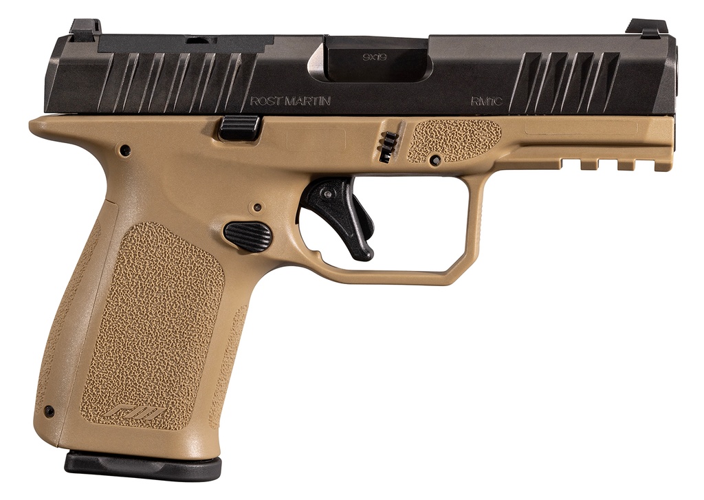ROST MARTIN RM1C 9MM 10+1 BLACK/FDE 4"  CA