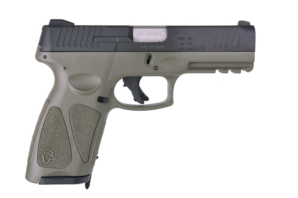 Taurus G3 9MM BLK/ODG 4" 17+1