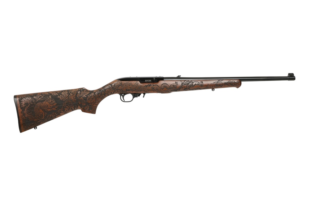 Ruger 10/22 SQUIRREL 22LR BL/WD 18.5