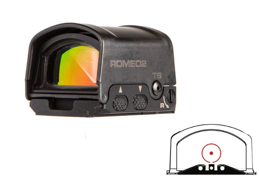 SIG SAUER ROMEO2 REFLEX SIGHT CIRCLEDT BLACK