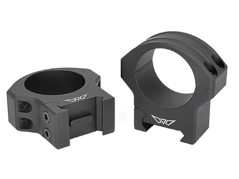 Warne RINGS HYPERLITE 1" LOW MATTE