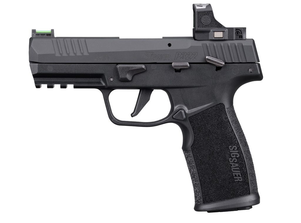 SIG SAUER P322 22LR BLK 4" 20+1 ROMEO RS