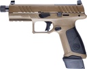 Beretta APX A1 TAC 9MM BLACK/FDE 21+1 THREADED BARREL
