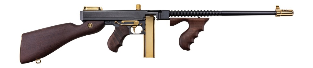 Auto-Ordnance - Thompson 1927A1 DLX 45ACP 20RD BLACK/GOLD