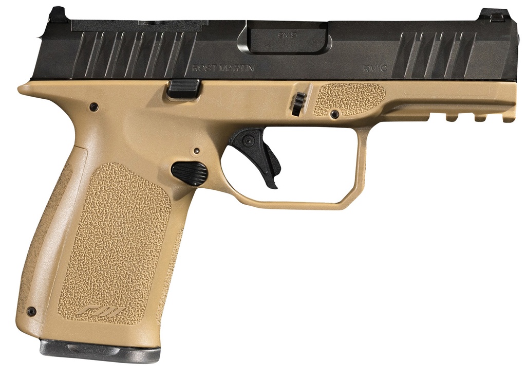 ROST MARTIN RM1C 9MM 17+1 BLACK/FDE 4" ORFS#