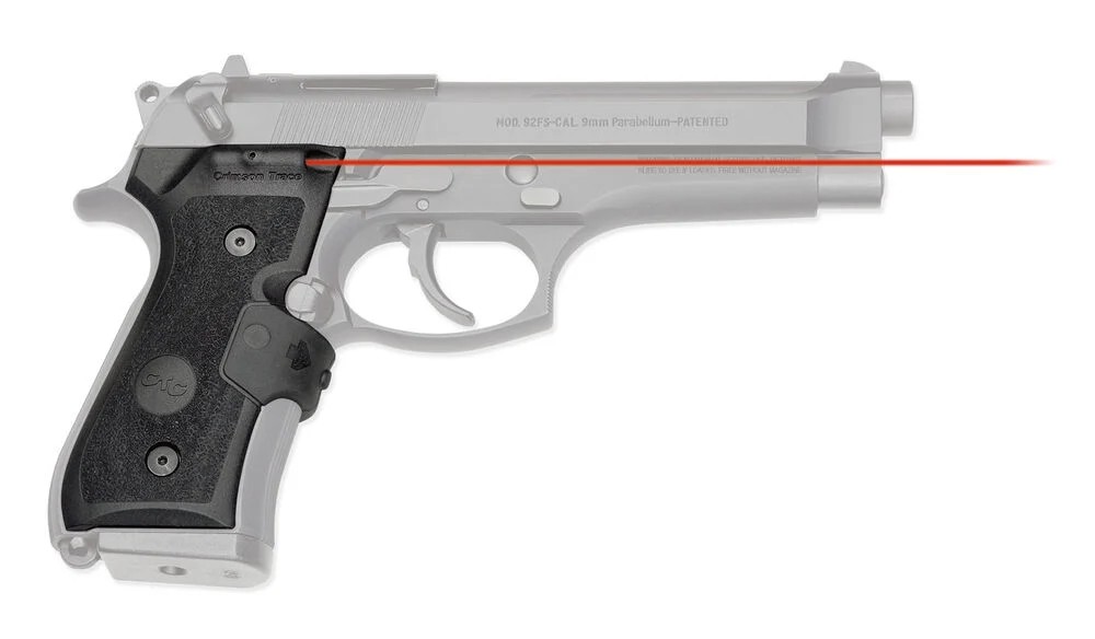 Crimson Trace LASERGRIP BER 92 BLACK MIL-STD