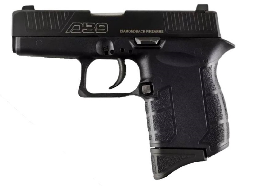 Diamondback Firearms DB9 GEN IV 9MM BLACK 3" 6+1