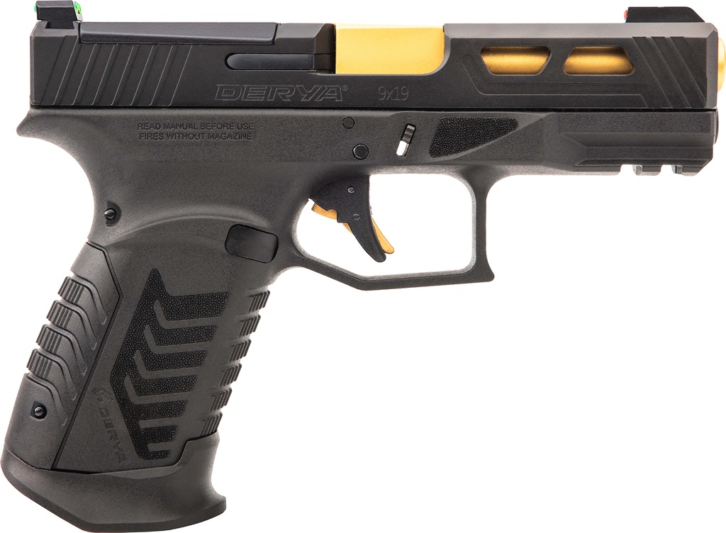 Derya Arms DY9 9MM BLACK/GOLD 15+1 3.8" OR US