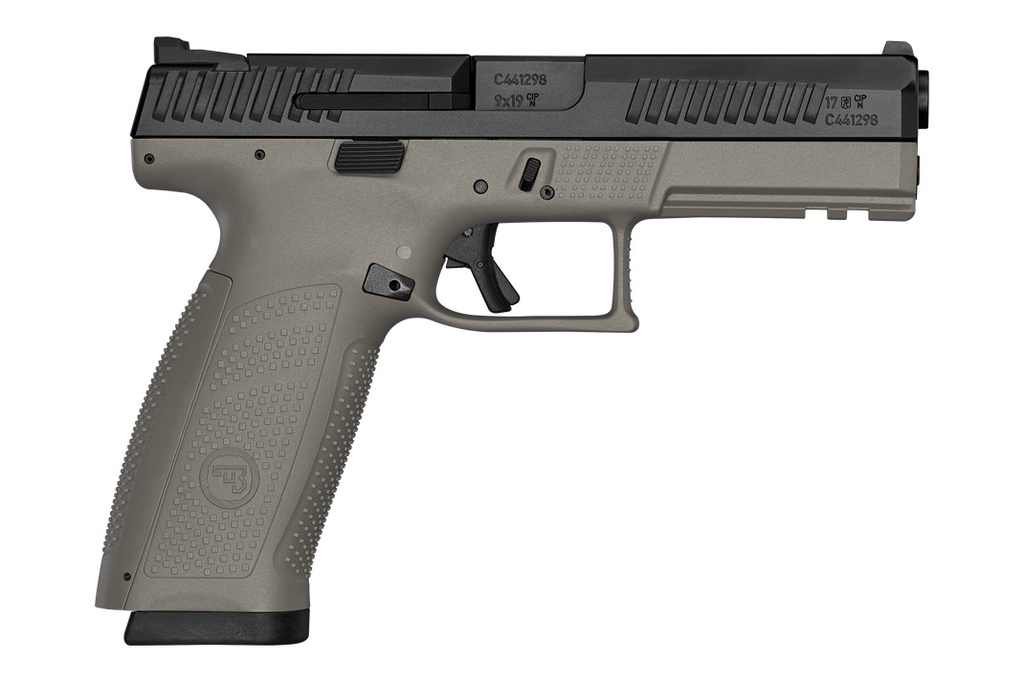 CZ P-10 F 9MM BLACK/FDE 19+1 NS   #