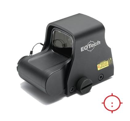 EO Tech XPS2 BLK #2 RED RET CR123