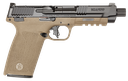 Smith and Wesson M&P5.7 OR 5.7X28 5" BLACK/FDE THREADED BARREL