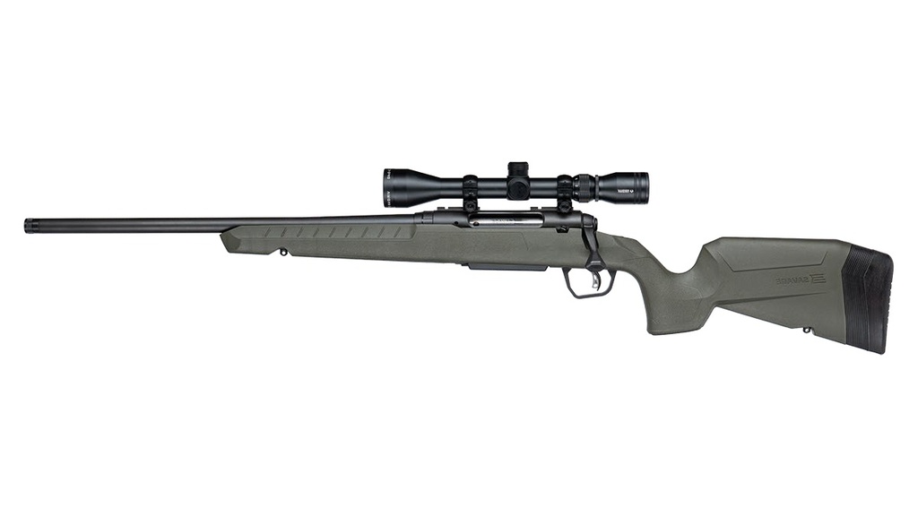Savage Arms AXIS 2 XP 6.5CR BL/GREEN LH THREADED BARREL