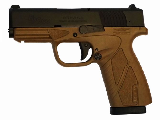 Bersa CONCEAL CARRY 9MM BLACK/FDE OR