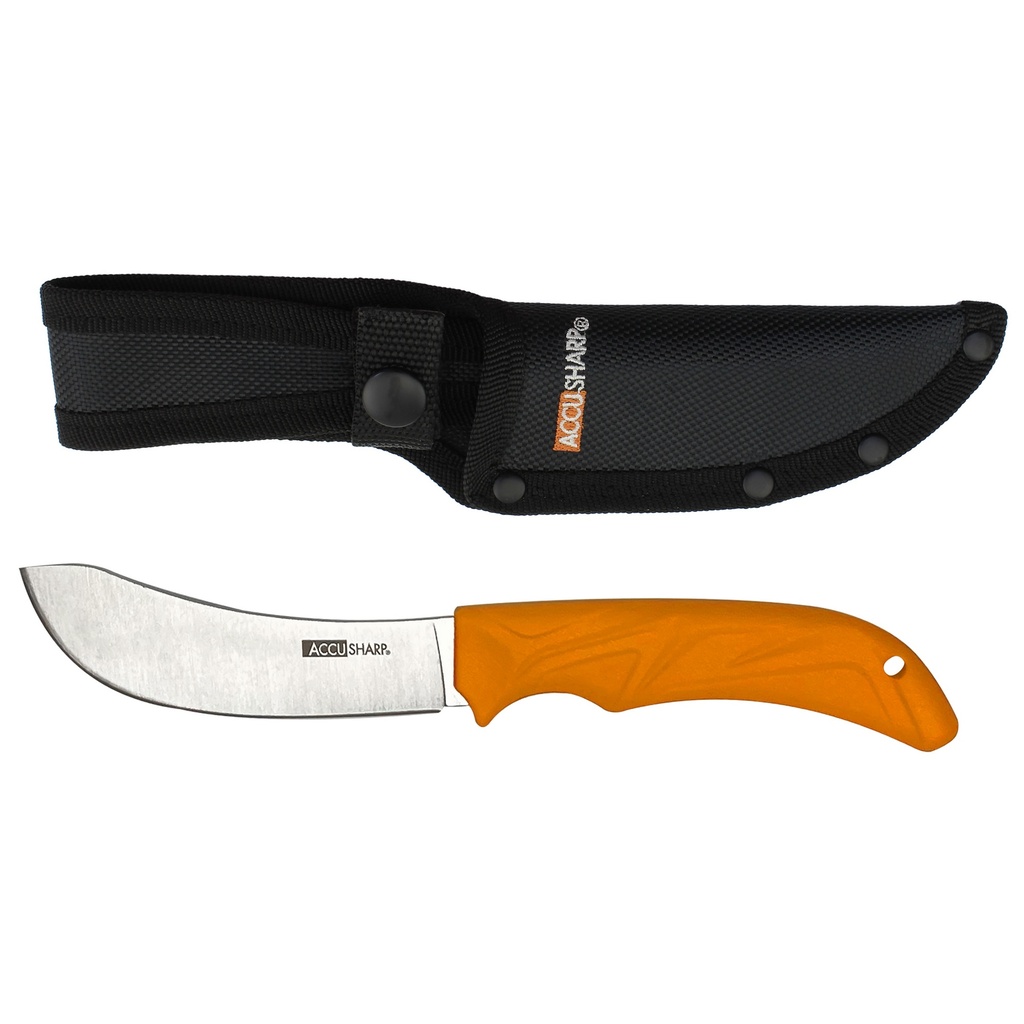 ACCUSHARP BUTCHER KNIFE ORNG W/SHTH