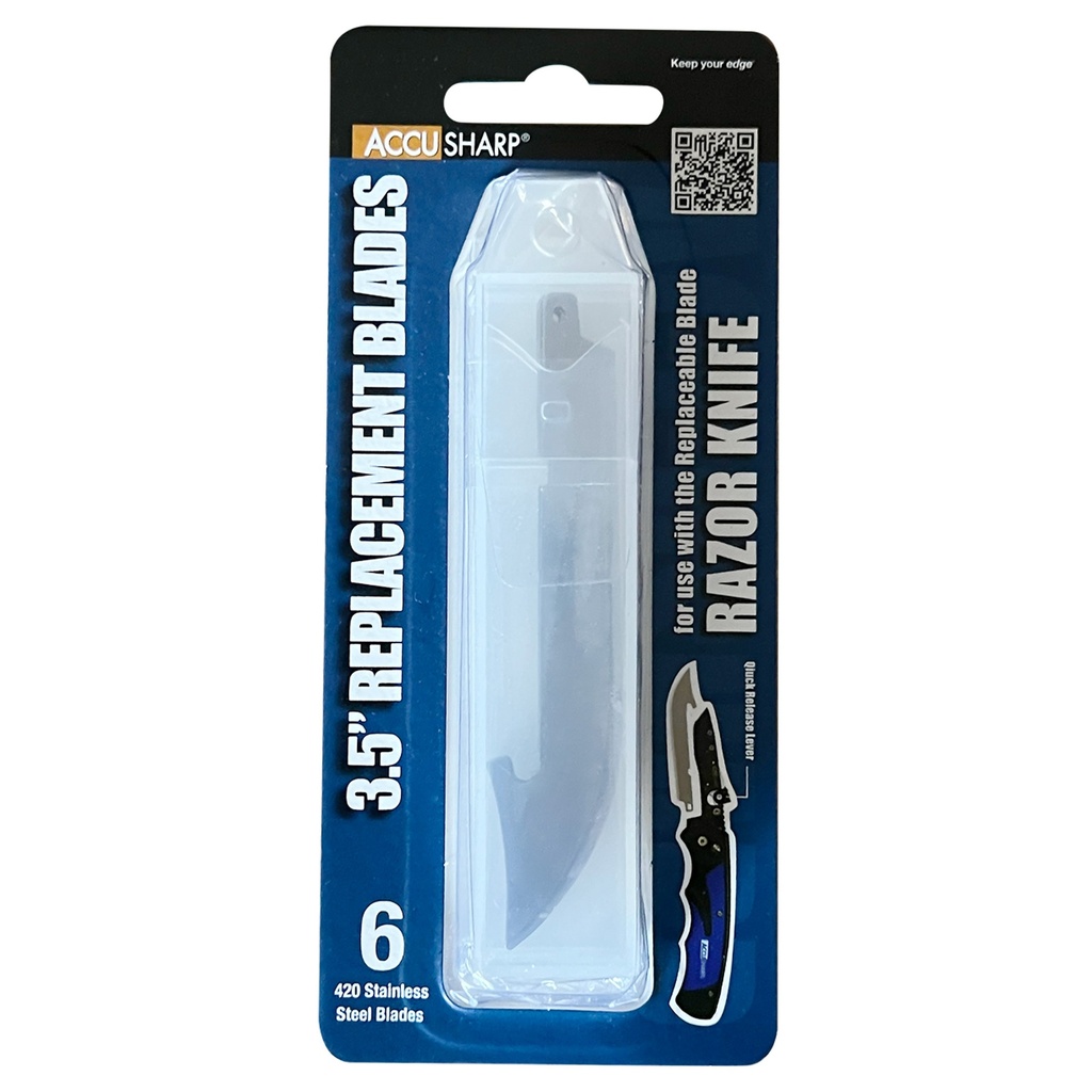 ACCUSHARP 3.5" REPLACEMENT BLADES BL