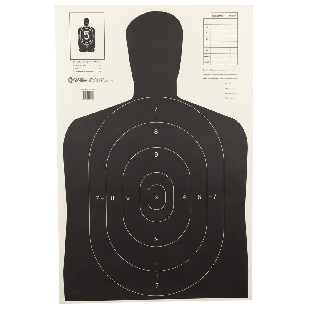 ACTION TGT B27E BLACK 100PK