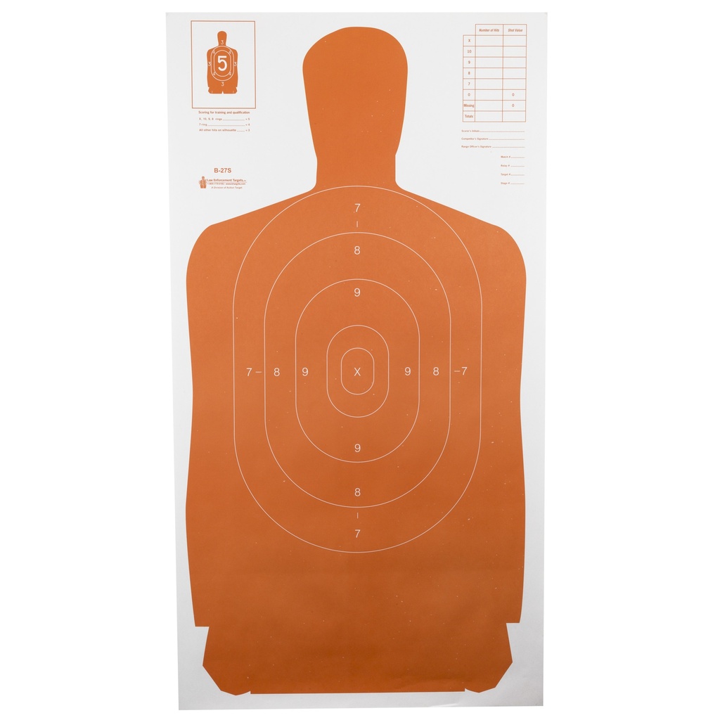 ACTION TGT B27S ORANGE 100PK