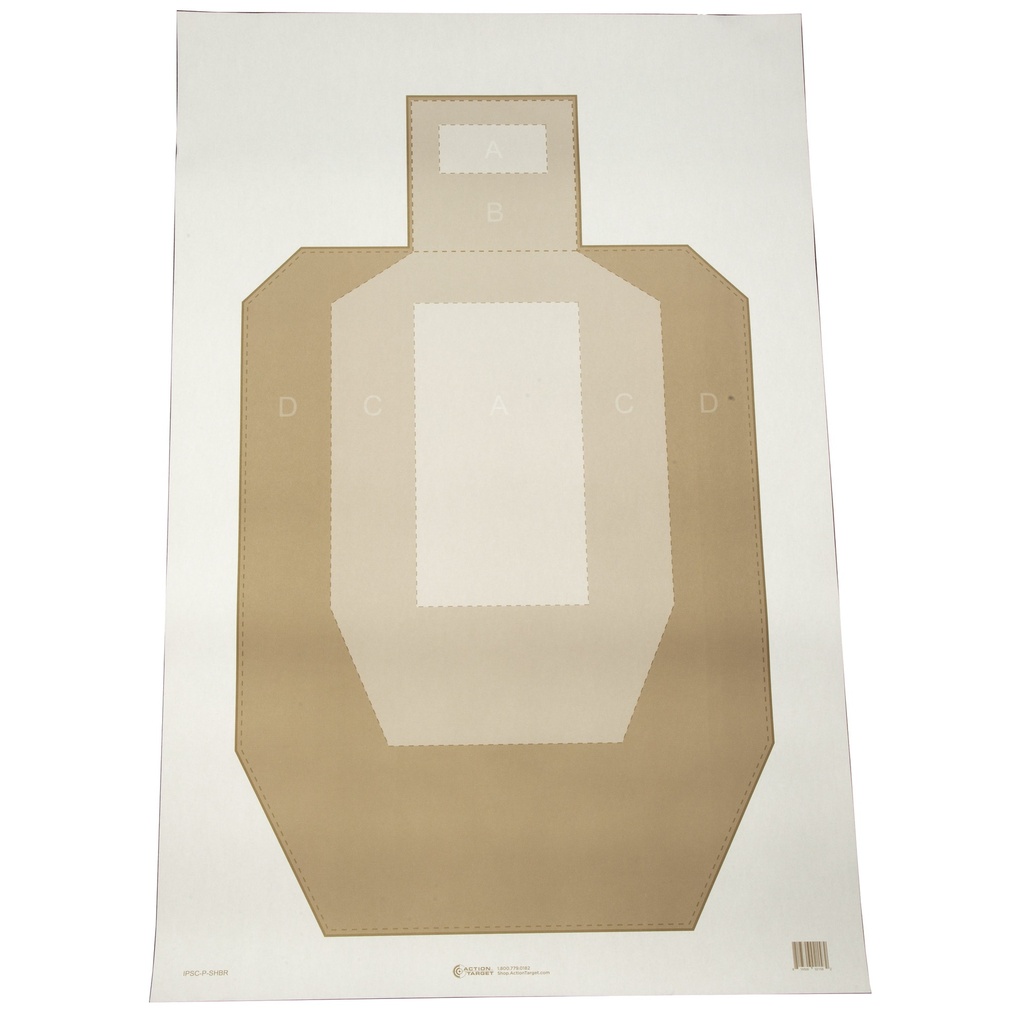 ACTION TGT IPSC/USPSA BRN 100PK