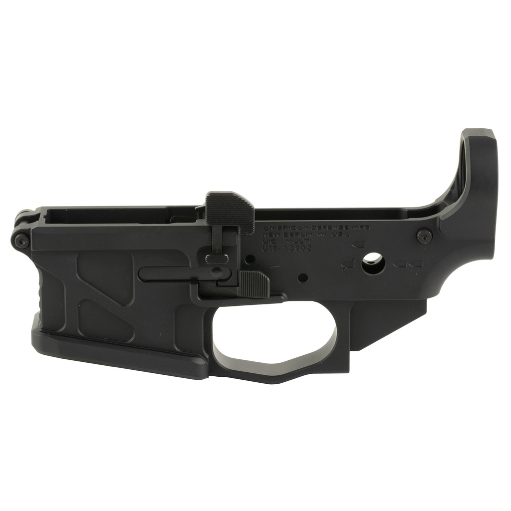 American Defense Mfg. AM DEF UIC STRPPD LOWER RECEIVER BLK
