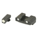 AMERIGLO TRITIUM F/R FOR GLOCK 17/19 GREEN