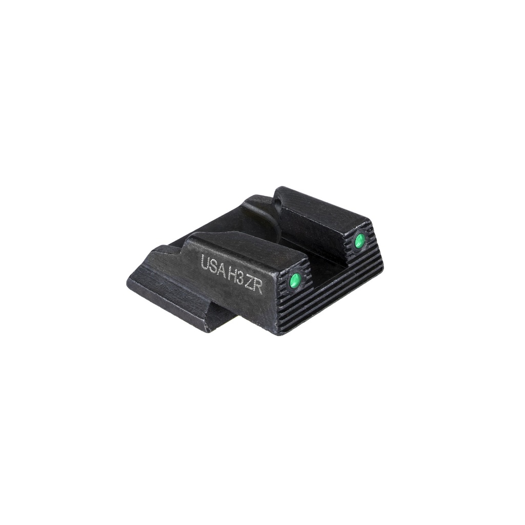 AMERIGLO BG 2 REAR NGT SIGHT GREEN/BLACK