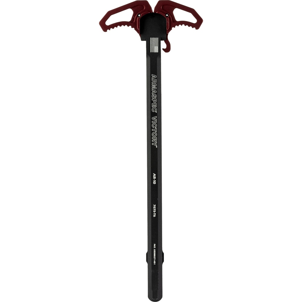 ARMASPEC VICTORY AR10 CHARGING HANDLE RED