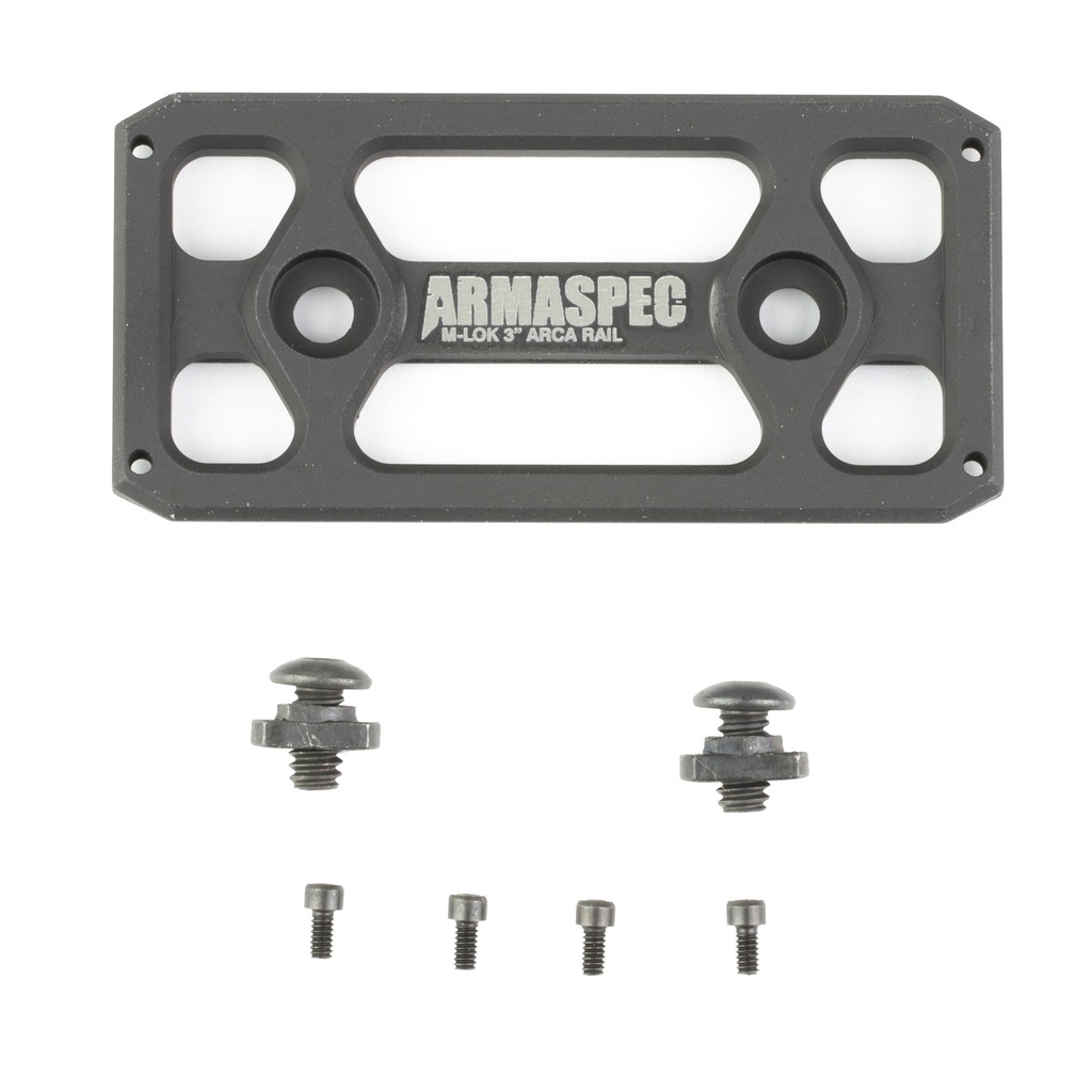 ARMASPEC M-LOK TO ARCA RAIL 3" BLK