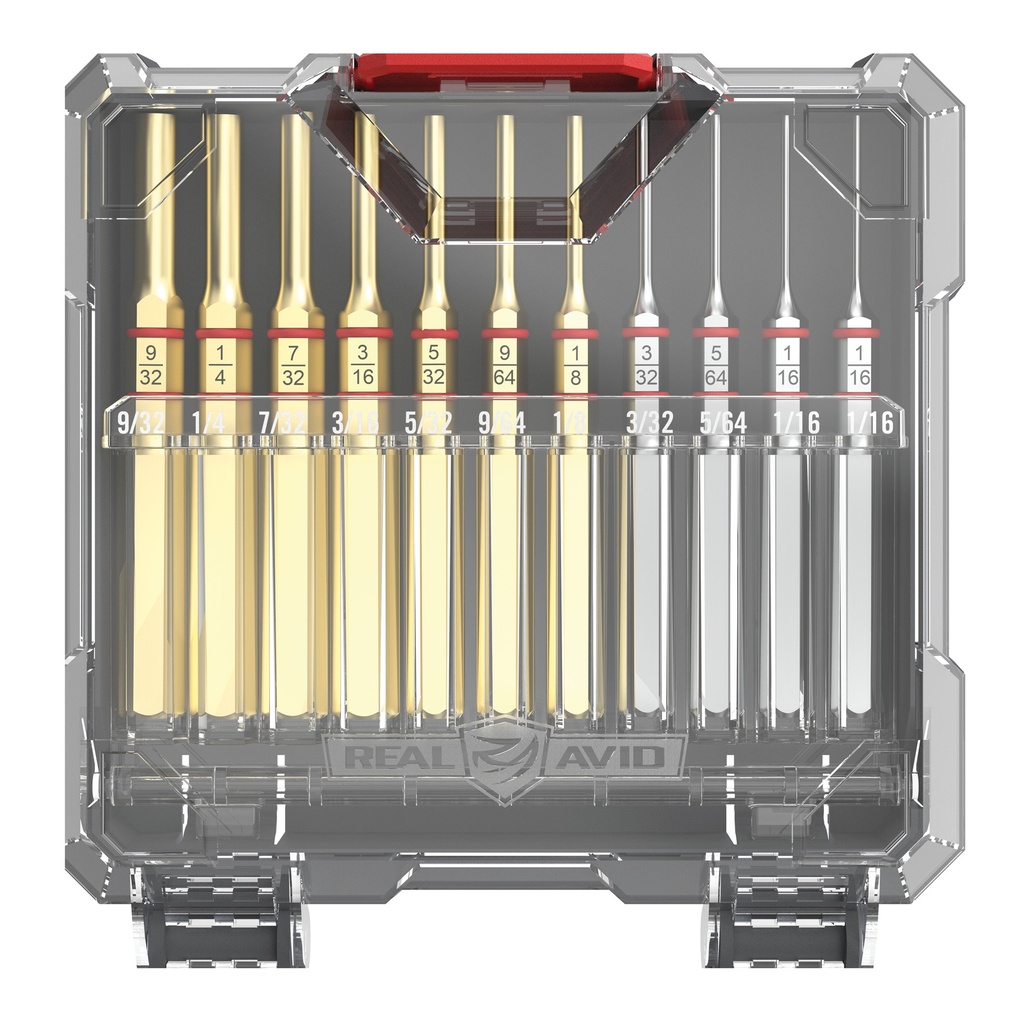 REAL AVID ACCU-PUNCH 11PC BR/STL PCH