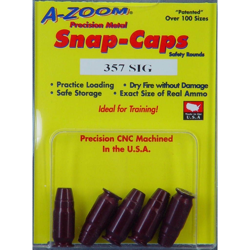 A-Zoom AZOOM SNAP CAPS 357SIG 5/PK