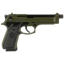 Beretta 92FS 9MM OD GREEN 5.1" 18+1 THREADED BARREL