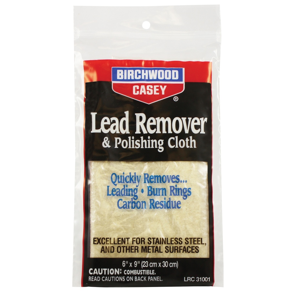 Birchwood Casey B/C LEAD REMOVER W/ CLOTH 6X9