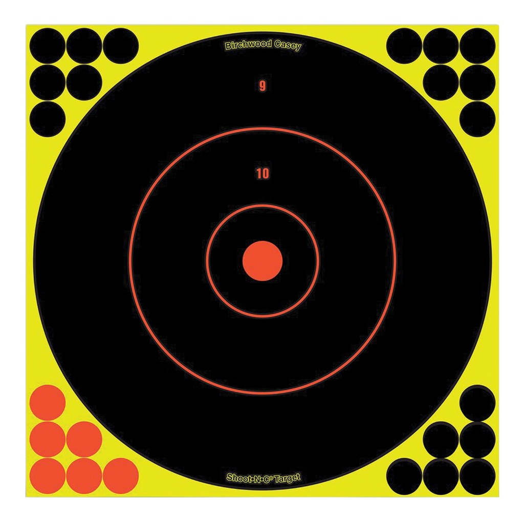 Birchwood Casey B/C SHT-N-C RND BULLSEYE TGT 5-12"