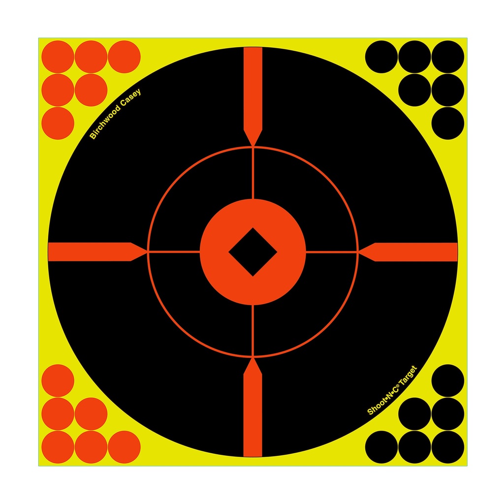 Birchwood Casey B/C SHT-N-C RND CH BLSEYE TGT 5-12"