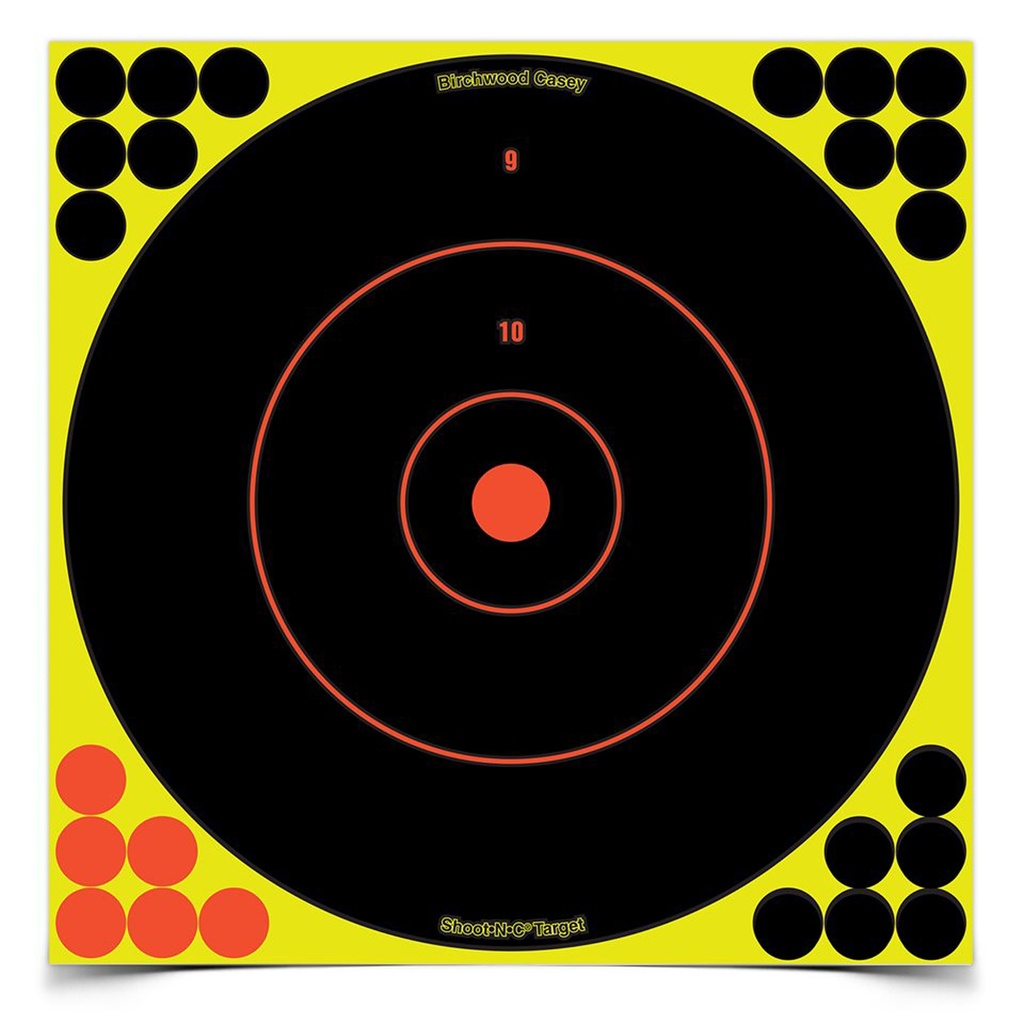 Birchwood Casey B/C SHT-N-C RND BULLSEYE TGT 12-12"