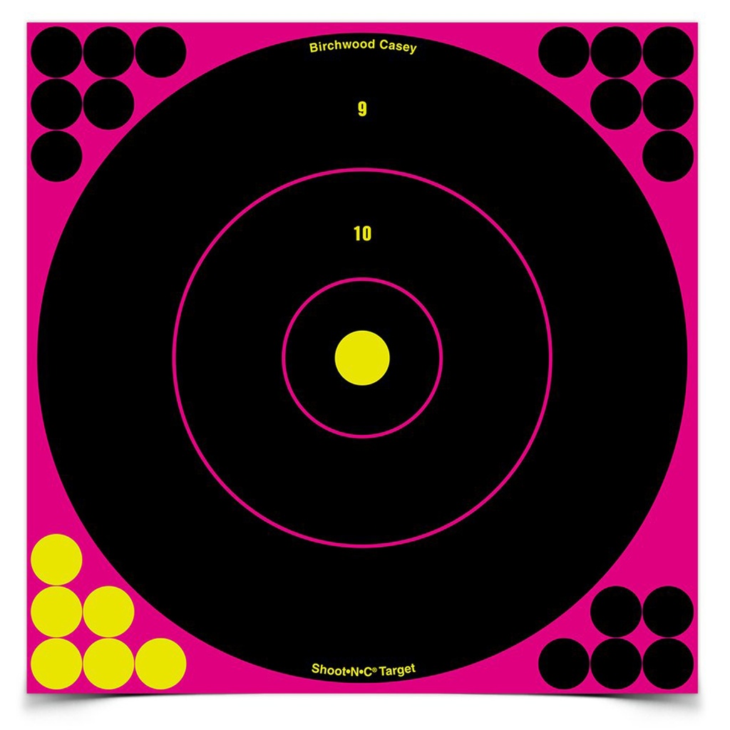 Birchwood Casey B/C SHT-N-C RND BULLSEYE TGT 5-12" P