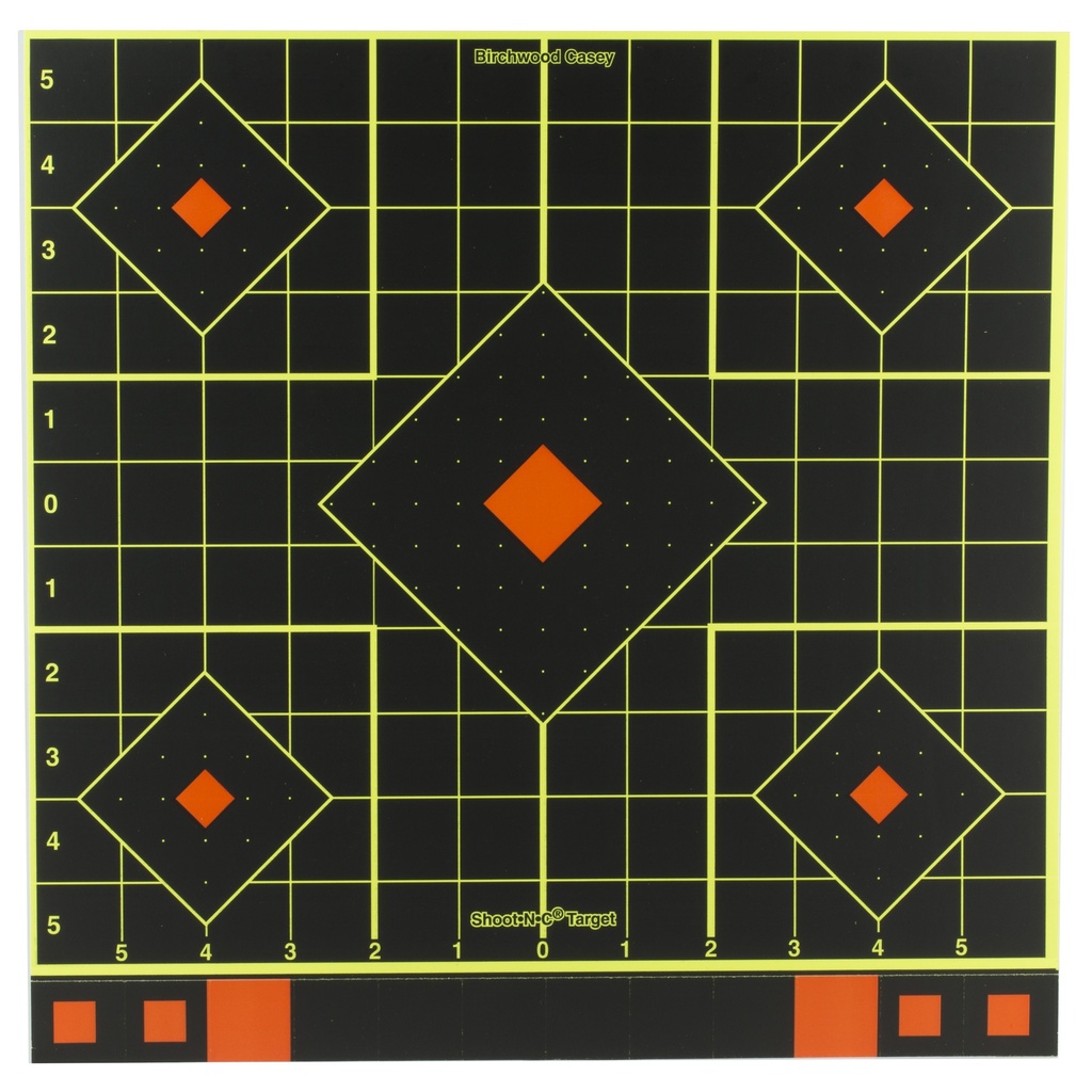 Birchwood Casey B/C SHT-N-C 12" SIGHT-IN TRGT 5PK