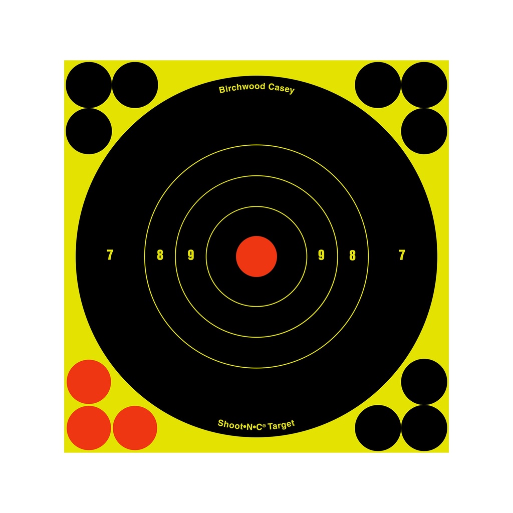 Birchwood Casey B/C SHT-N-C RND BULLSEYE TGT 12-6"