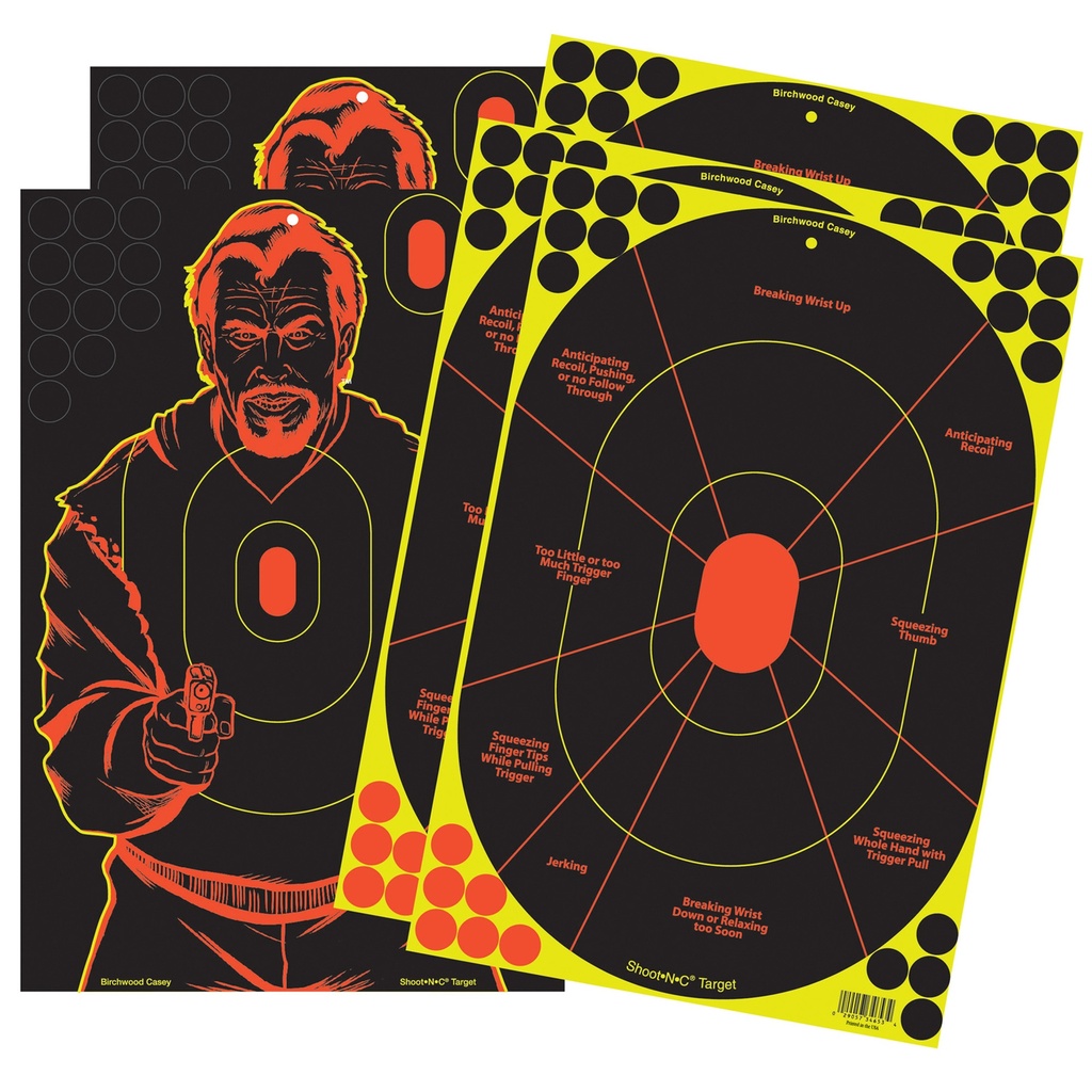 Birchwood Casey B/C SHT-N-C COMBO PK HG TGT 5-12X18