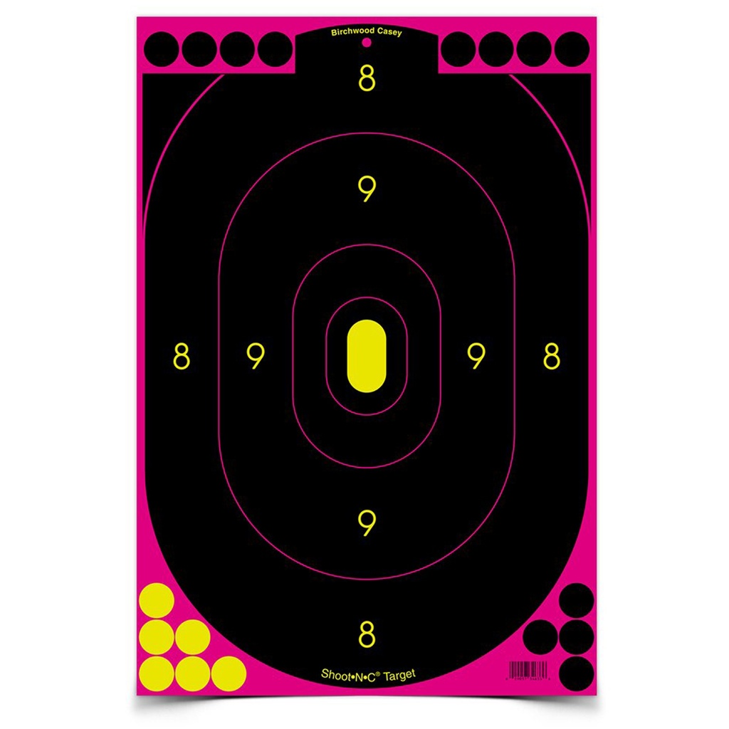 Birchwood Casey B/C SHT-N-C SLHOUT TGT 5-12X18 PNK