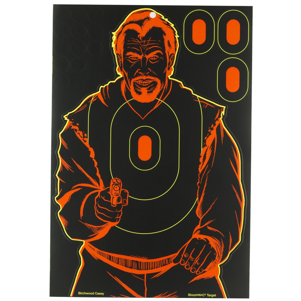 Birchwood Casey B/C SHT-N-C BAD GUY SILHOUETTE 5PK