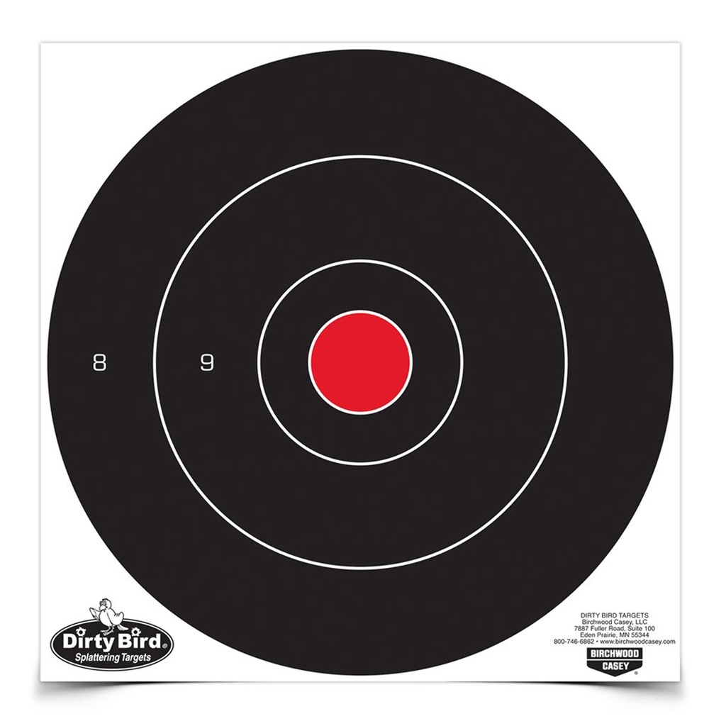 Birchwood Casey B/C DIRTY BIRD RND BLSEYE TGT 12-12"