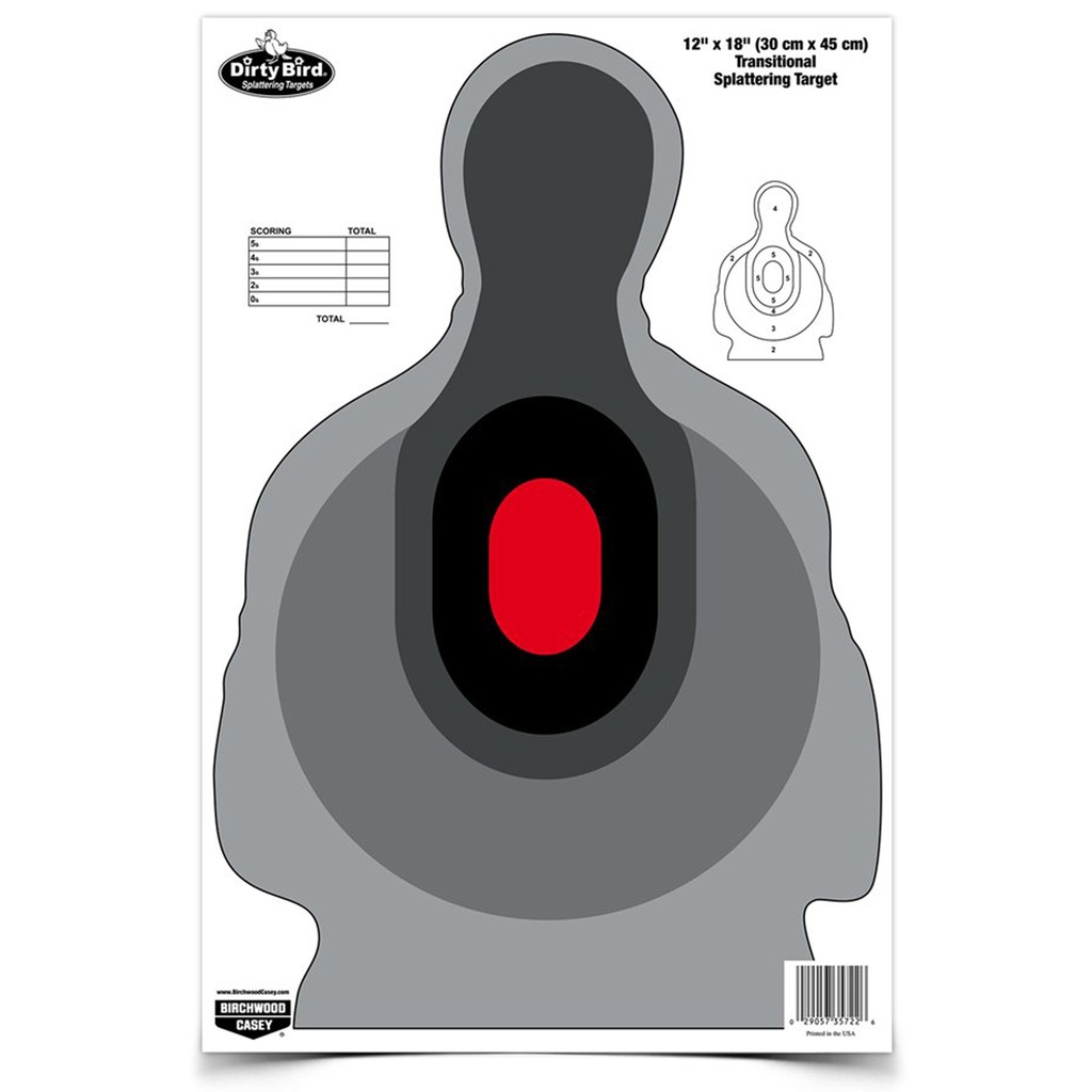 Birchwood Casey B/C DIRTY BIRD TRNSTNL SILHOU 8PK