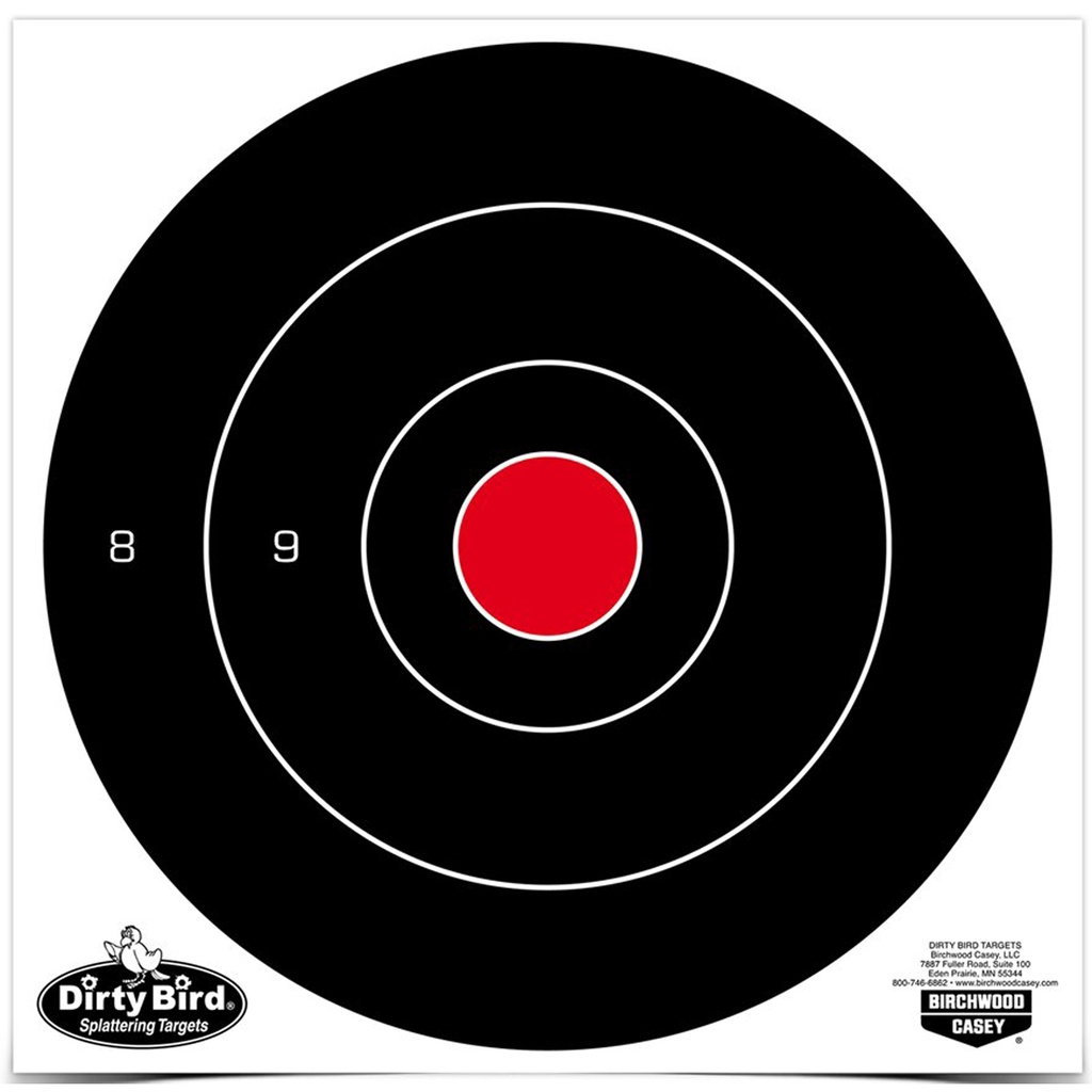 Birchwood Casey B/C DIRTY BIRD RND BLSEYE TGT 25-8"