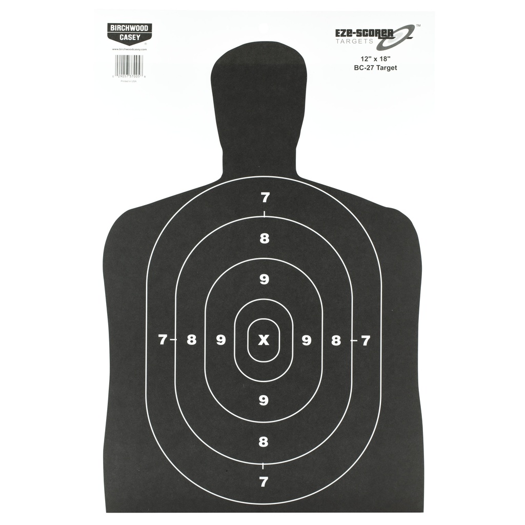 Birchwood Casey B/C EZE-SCORER BC-27 TGT 100-12X18