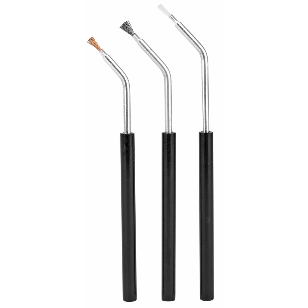 Birchwood Casey B/C ANGLED BRUSHES BRONZE/NYL/STL 3PK
