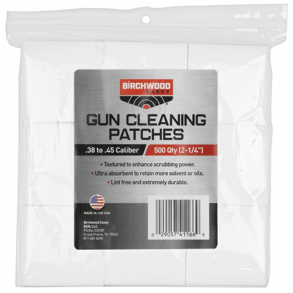 Birchwood Casey B/C PATCHES 2-1/4" .38-.45 CAL 500PK