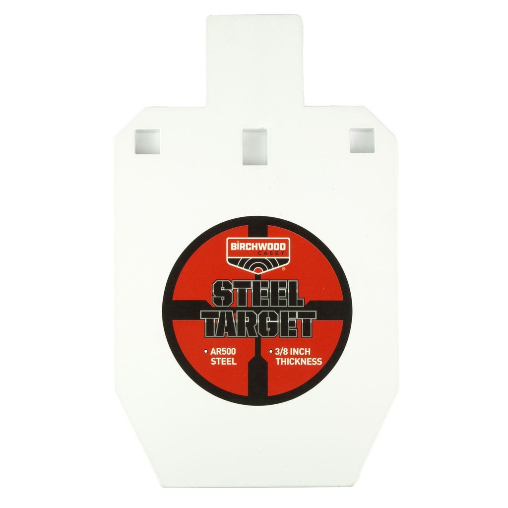 Birchwood Casey B/C 1/3 IPSC SILHOUETTE TARGET WHT